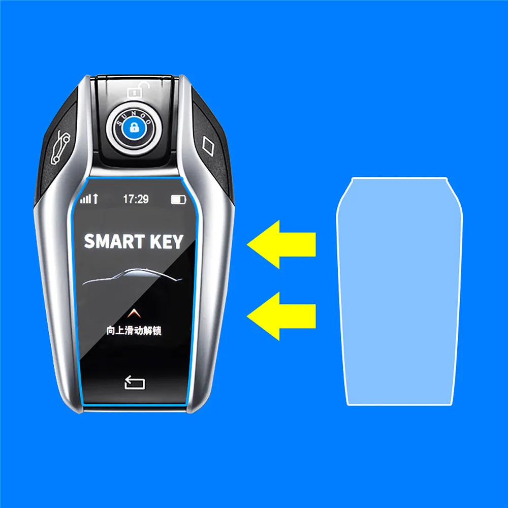 Anti-scratch HD Screen Protective Film for BMW 3/5/6/7 Series Car Key Digital Touchscreen Display Clear Screen Waterproof Film
Anti-scratch HD Screen Protective Film for BMW 3/5/6/7 Series Car Key Digital Touchscreen Display Clear Screen Waterproof Film