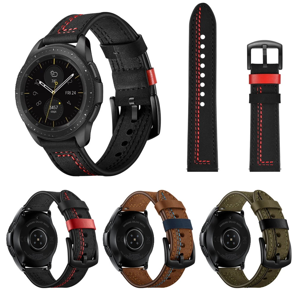22mm 20mm leather strap for Samsung Galaxy watch 3 Gear S3 Huawei watch GT2 High-end bracelet watch accessories for Amazfit GTR
22mm 20mm leather strap for Samsung Galaxy watch 3 Gear S3 Huawei watch GT2 High-end bracelet watch accessories for Amazfit GTR