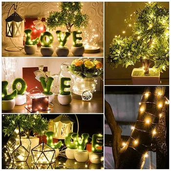 Button Powered DC3V 1M Slivers Wire Auto Turn On LED String Light for Christmas Wedding Holiday Vase Decor Night Lights Lamp
Button Powered DC3V 1M Slivers Wire Auto Turn On LED String Light for Christmas Wedding Holiday Vase Decor Night Lights Lamp