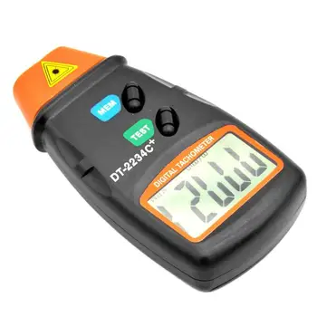 Portable Non Contact Hand Held Digital Laser Photo Speed Meter RPM Tester Tachometer Automatically Zero Sensors and Detectors
Portable Non Contact Hand Held Digital Laser Photo Speed Meter RPM Tester Tachometer Automatically Zero Sensors and Detectors