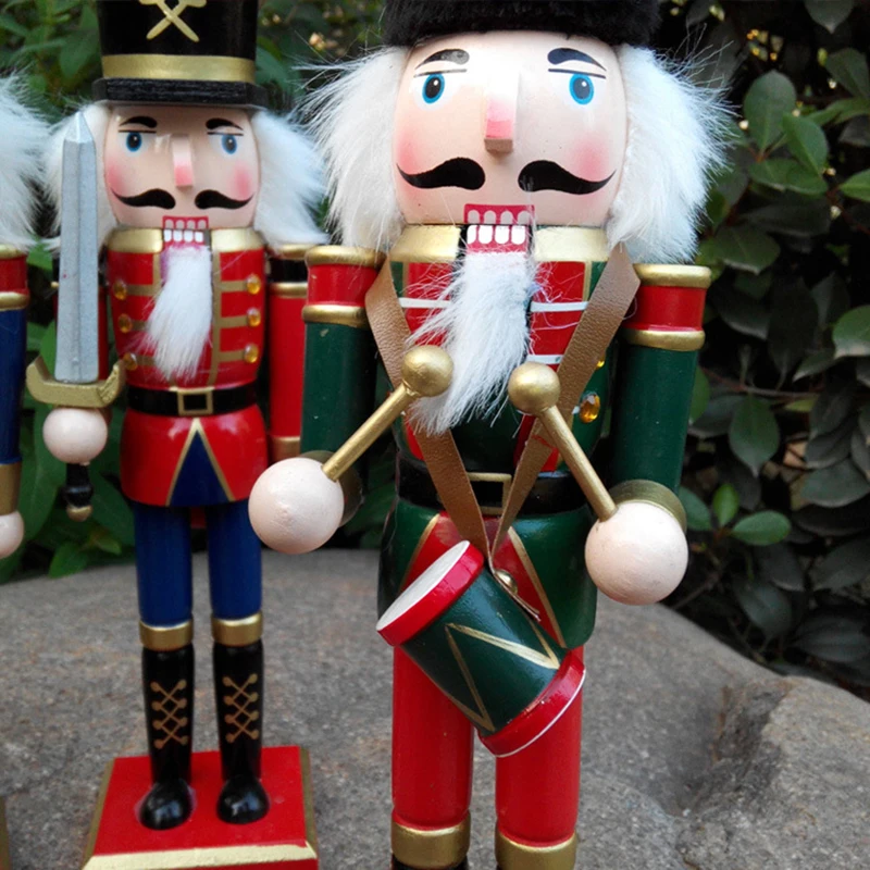 Nutcracker Christmas Decorations For Home Handmade Wood Crafts British Style 30CM Nutcracker Puppet
Nutcracker Christmas Decorations For Home Handmade Wood Crafts British Style 30CM Nutcracker Puppet