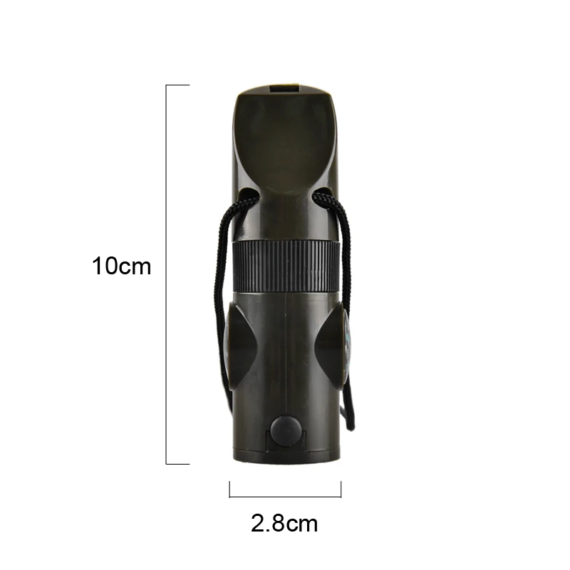 Outdoor Survival Mountaineering Adventure Products 7In1 Whistle Multifunctional Emergency Magnifying Glass Flashlight Compass
Outdoor Survival Mountaineering Adventure Products 7In1 Whistle Multifunctional Emergency Magnifying Glass Flashlight Compass