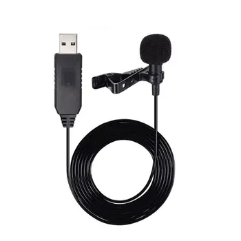 USB Lavalier Microphone Mini Stereo Clip-on Lapel Mic Condenser for PC Computer C90F
USB Lavalier Microphone Mini Stereo Clip-on Lapel Mic Condenser for PC Computer C90F