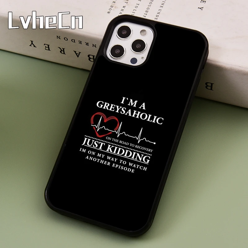 LvheCn Grey's Anatomy Quotes TV Series Phone Case Cover For iPhone 5 SE 2020 6s 7 8 Plus 11 12 Pro X XR XS Max Samsung S8 S9 S10 |