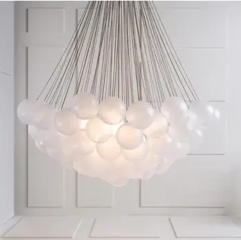 Nordic Simple Frosted Glass Bubble Ball Restaurant Led Pendant Lights Designer Dining Room Hanging Lamp Classic Indoor Dec Lamp
Nordic Simple Frosted Glass Bubble Ball Restaurant Led Pendant Lights Designer Dining Room Hanging Lamp Classic Indoor Dec Lamp
