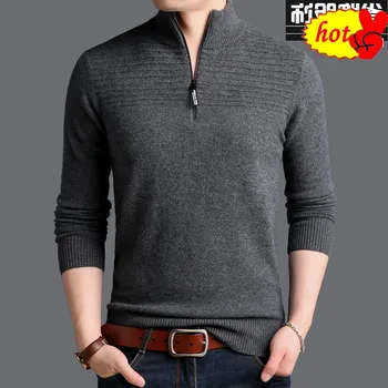 Fashion Sweater Men Turtleneck Pull Homme 100% Merino Wool Pullover Men New Winter Thick Warm Sweaters
Fashion Sweater Men Turtleneck Pull Homme 100% Merino Wool Pullover Men New Winter Thick Warm Sweaters