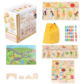 1 Set Domino Building Blocks Toy Creative Wooden Blocks Funny Education Toys
1 Set Domino Building Blocks Toy Creative Wooden Blocks Funny Education Toys