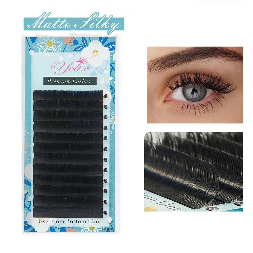 Yelix False Mink Eyelashes Matte Individual Eyelash Extension Volume Eye Lashes Extensions Natural Easy to Work and Very Soft
Yelix False Mink Eyelashes Matte Individual Eyelash Extension Volume Eye Lashes Extensions Natural Easy to Work and Very Soft