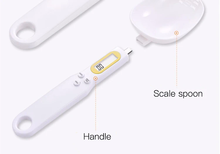 500g/0,1g Digital cuchara medidora de cocina Escala de alimentos LCD Digital electrónica cuchara escala buena calidad Mini balanzas de cocina