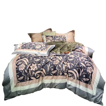 Autumn and winter 60S digital printing long-staple cotton American printing four-piece set
Autumn and winter 60S digital printing long-staple cotton American printing four-piece set