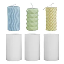 Silicone Candle Mold Geometric Modern Cylindrical Mould Horizontal Vertical Stripes Candle Mold Simple Style Aromatherapy Mold
Silicone Candle Mold Geometric Modern Cylindrical Mould Horizontal Vertical Stripes Candle Mold Simple Style Aromatherapy Mold