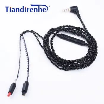 New 4 Cores Cable for Audio-Technica Im50 Im70 Im01 Im02 Im03 Im04 Headset Earphone Line with Heat Shrink Tube for IPhone Xiaomi
New 4 Cores Cable for Audio-Technica Im50 Im70 Im01 Im02 Im03 Im04 Headset Earphone Line with Heat Shrink Tube for IPhone Xiaomi