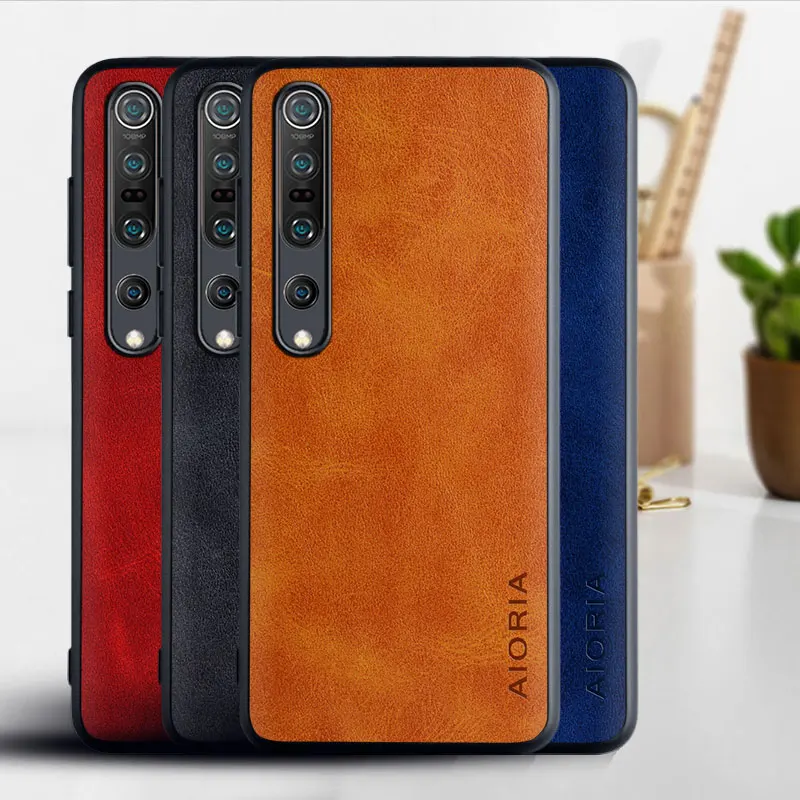 Чехол для Xiaomi Mi 10 Ultra Pro Lite 10T 9 8 SE 9T Max 3 Mix 2s A3 A2 A1 Note кожаный чехол | Мобильные