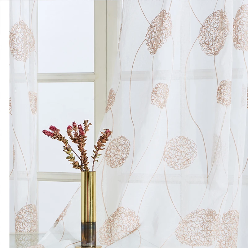Embroidered Tulle Curtains for Living Room Bedroom Kitchen Modern Flowers Sheer Curtains Children Room Voile Curtain Panel
Embroidered Tulle Curtains for Living Room Bedroom Kitchen Modern Flowers Sheer Curtains Children Room Voile Curtain Panel