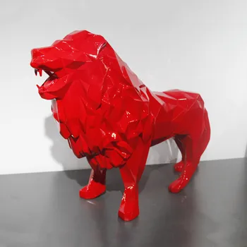 60cm Big Plating Lion Statue Lion Arts Sculpture Geometric Animal FRP Modern Birthday Gift For Wedding Home Decoration R4023
60cm Big Plating Lion Statue Lion Arts Sculpture Geometric Animal FRP Modern Birthday Gift For Wedding Home Decoration R4023