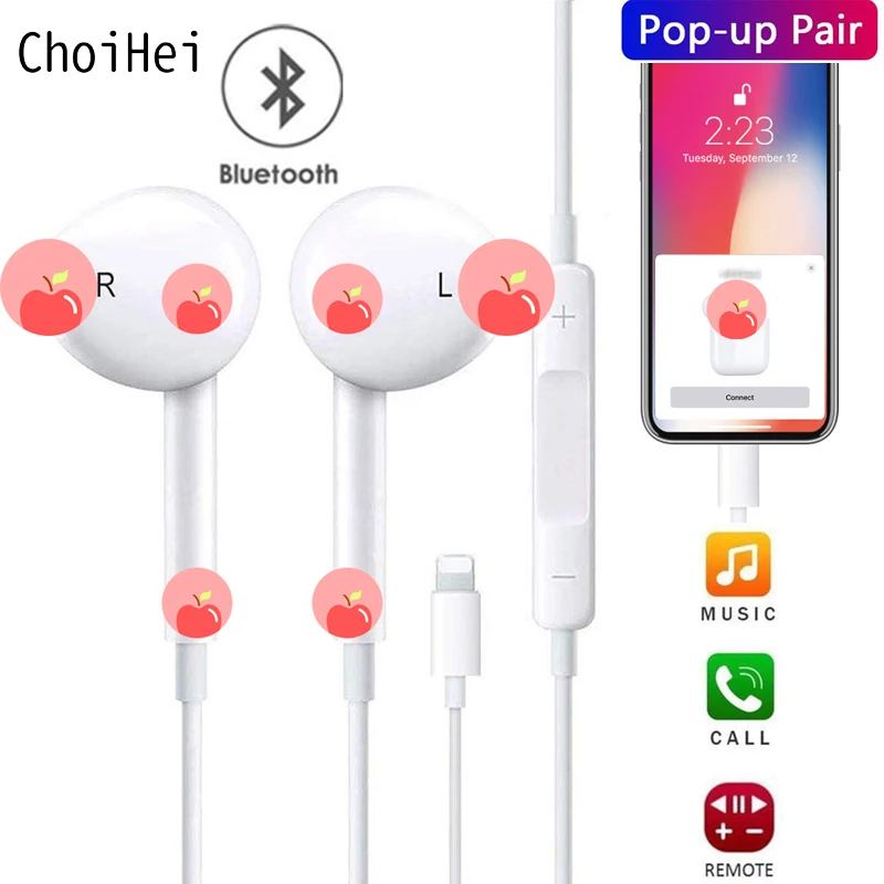 In Ear Wired Bluetooth Earphone with Microphone Pop Up Earbuds Stereo Bass Sport Headsets for iPhone XR XS Max X 6 7 8 Plus iPad
In Ear Wired Bluetooth Earphone with Microphone Pop Up Earbuds Stereo Bass Sport Headsets for iPhone XR XS Max X 6 7 8 Plus iPad