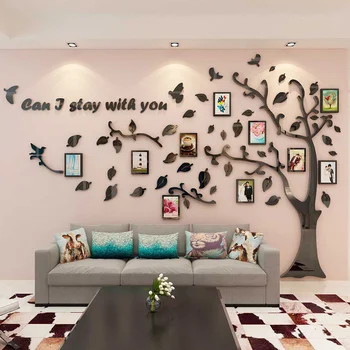 Warm Photo Tree 3D Quality Acrylic Wall Stickers Photo Frame For Home Decor DIY Creative Bird Tree Background Wallpapers Sticker
Warm Photo Tree 3D Quality Acrylic Wall Stickers Photo Frame For Home Decor DIY Creative Bird Tree Background Wallpapers Sticker