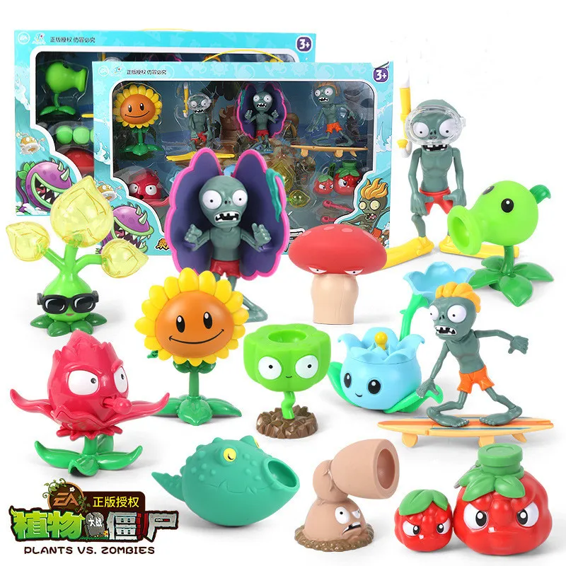 New Large Genuine Plants Vs. Zombies Toys 2 Full Set of Pea Shooter Pop-up Soft Silicone Anime Character Boy Toy Birthday Gift
New Large Genuine Plants Vs. Zombies Toys 2 Full Set of Pea Shooter Pop-up Soft Silicone Anime Character Boy Toy Birthday Gift