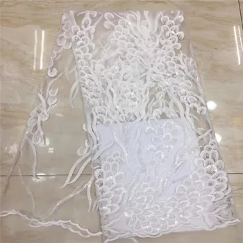 Madison White French Wedding Lace Fabric With Sequins Hgih Quality African Lace Material Embroidery Poyester Lace For Nigerian
Madison White French Wedding Lace Fabric With Sequins Hgih Quality African Lace Material Embroidery Poyester Lace For Nigerian