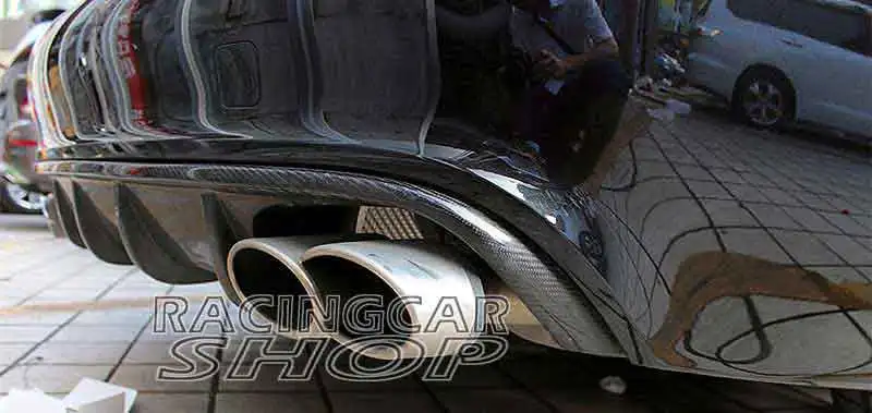 REAL CARBON FIBER MTM Rear Diffuser Fit For Audi A7 Non-Sline Bumper 2011-2014