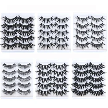 LEKGAVD 5 Pairs 3D Faux Mink False Eyelashes Fluffy Wispy Natural Thick Long Lashes Handmade Eyelash Extension Crisscross Lashes
LEKGAVD 5 Pairs 3D Faux Mink False Eyelashes Fluffy Wispy Natural Thick Long Lashes Handmade Eyelash Extension Crisscross Lashes