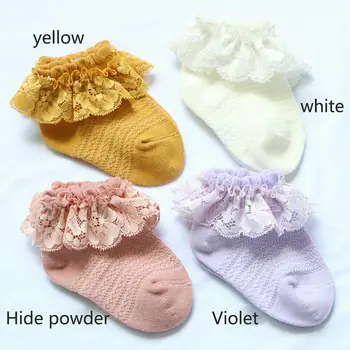 Infant Baby Girl Kid Sock Frilly Lace Knitted Socks Ankle Sock Princess Toddler Children Leg Warmers Fashion Cotton Short Socks
Infant Baby Girl Kid Sock Frilly Lace Knitted Socks Ankle Sock Princess Toddler Children Leg Warmers Fashion Cotton Short Socks