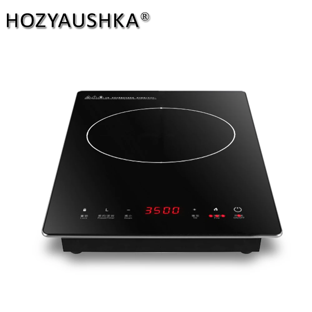 HOZYAUSHKA 3500 Вт высокомощная настольная/Встроенная индукционная плита с окантовкой из алюминиевого сплава
HOZYAUSHKA 3500 Вт высокомощная настольная/Встроенная индукционная плита с окантовкой из алюминиевого сплава