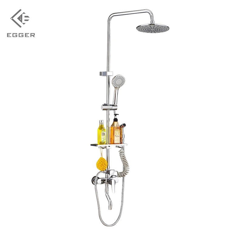 EGGER Plating Copper Shower Set Four Function Ceramic Spool Shower Set Wall-Mounted Bathroom High Pressure Spray Gun Shiwer Set
EGGER Plating Copper Shower Set Four Function Ceramic Spool Shower Set Wall-Mounted Bathroom High Pressure Spray Gun Shiwer Set