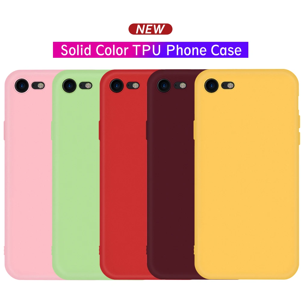 Soft TPU Silicon Case For iPhone 6 6s 7plus 8 Plus Protection Back Cover For iPhone 5 5S SE 6 6S 7 8 Colorful Phone Housing
Soft TPU Silicon Case For iPhone 6 6s 7plus 8 Plus Protection Back Cover For iPhone 5 5S SE 6 6S 7 8 Colorful Phone Housing