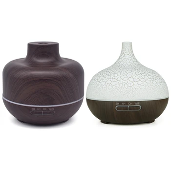 2 Pcs Smart WiFi Essential Oil Diffuser Air Humidifier US Plug Deep Wood,152X168Mm & 16.8X15.5Cm
2 Pcs Smart WiFi Essential Oil Diffuser Air Humidifier US Plug Deep Wood,152X168Mm & 16.8X15.5Cm