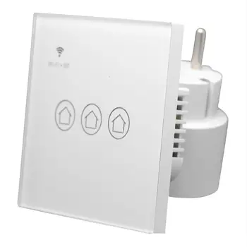 WiFi Smart Wall Touch Light Switch Smart Phone Remote Control Compatible with iOS and Android
WiFi Smart Wall Touch Light Switch Smart Phone Remote Control Compatible with iOS and Android