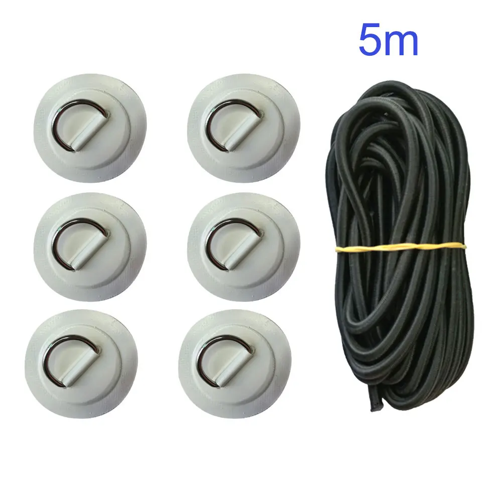 Surfboard Dinghy Boat PVC Patch With Stainless Steel D Ring Deck Rigging SUP Board Round Ring Pad with Elastic Bungee Rope Kit 
Surfboard Dinghy Boat PVC Patch With Stainless Steel D Ring Deck Rigging SUP Board Round Ring Pad with Elastic Bungee Rope Kit