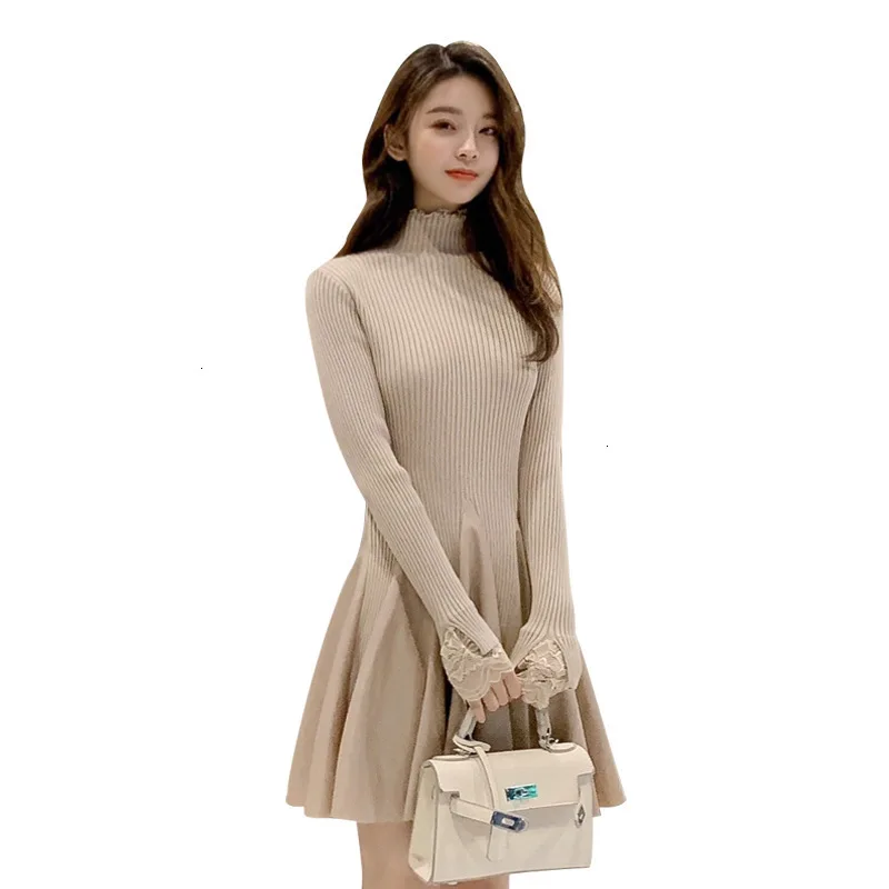 Slim Sweater Autumn Peplum Dress Sheath Women Long Sleeve Thick Knit A-line Dress Female Girl Bodycon Dresses Clothes Ukraine
Slim Sweater Autumn Peplum Dress Sheath Women Long Sleeve Thick Knit A-line Dress Female Girl Bodycon Dresses Clothes Ukraine