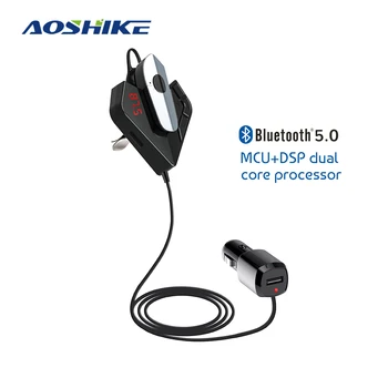 AOSHIKE QC 3.1A FM Transmitter in Ear phone Bluetooth V5.0 EDR Handsfree Dual USB Car Charger MP3 Player
AOSHIKE QC 3.1A FM Transmitter in Ear phone Bluetooth V5.0 EDR Handsfree Dual USB Car Charger MP3 Player