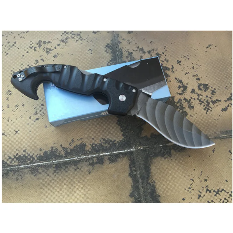 High Quality Cold Tactical Folding Knife ABS Handle 440C Steel Blade Top Utility Camping Hunting Knives EDC Survival Tool
High Quality Cold Tactical Folding Knife ABS Handle 440C Steel Blade Top Utility Camping Hunting Knives EDC Survival Tool