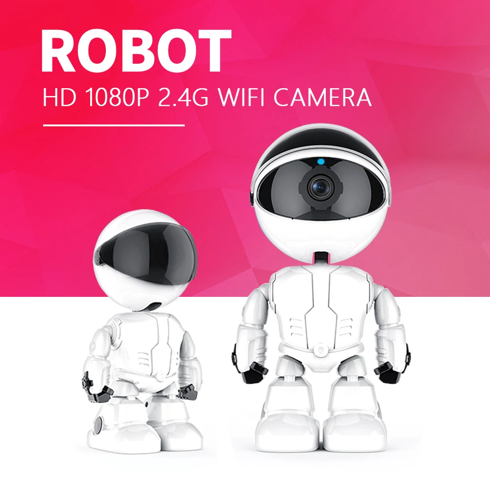 1080P Cloud WIFI Robot camera Home Security Surveillance IP Camera Children Accompany Robot Wireless WiFi CCTV Camera
1080P Cloud WIFI Robot camera Home Security Surveillance IP Camera Children Accompany Robot Wireless WiFi CCTV Camera