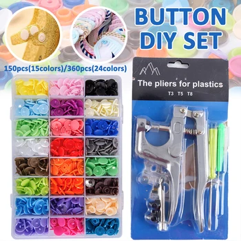 1Set Snaps Button Press Hand Machine Fastener Snap Pliers Punching Tool T5 Resin Buttons Press Stud Cloth for DIY Sewing Tools
1Set Snaps Button Press Hand Machine Fastener Snap Pliers Punching Tool T5 Resin Buttons Press Stud Cloth for DIY Sewing Tools