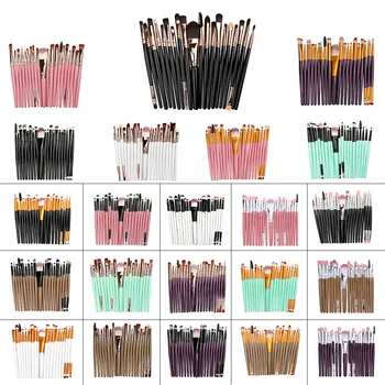 20pcs Makeup Brushes Pro Eyeshadow Powder Foundation Eyes Eyebrow Lip Eyeliner Blending Make up Brush Tool 22colors optional
20pcs Makeup Brushes Pro Eyeshadow Powder Foundation Eyes Eyebrow Lip Eyeliner Blending Make up Brush Tool 22colors optional