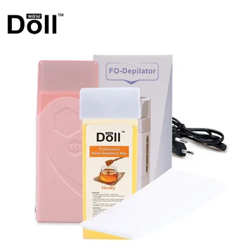 DOLL WAX Roll On Wax Heater Hair Removal Machine Mini Paraffin Wax Heater Waxing Paper Hair Removal Set Epilator Wax Warmer
DOLL WAX Roll On Wax Heater Hair Removal Machine Mini Paraffin Wax Heater Waxing Paper Hair Removal Set Epilator Wax Warmer