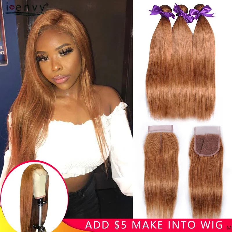 Ienvy Brazilian Straight Hair Bundles With Closure Colored 30 Gold Blonde Human Hair Bundles With Closure Remy No Shedding Weave
Ienvy Brazilian Straight Hair Bundles With Closure Colored 30 Gold Blonde Human Hair Bundles With Closure Remy No Shedding Weave