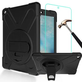 With Screen Film Cover For iPad Air 2 Case 9.7 inch 360 Hand Strap Stand Kids Shockproof Silicone Case For iPad Air 2 9.7 Case
With Screen Film Cover For iPad Air 2 Case 9.7 inch 360 Hand Strap Stand Kids Shockproof Silicone Case For iPad Air 2 9.7 Case