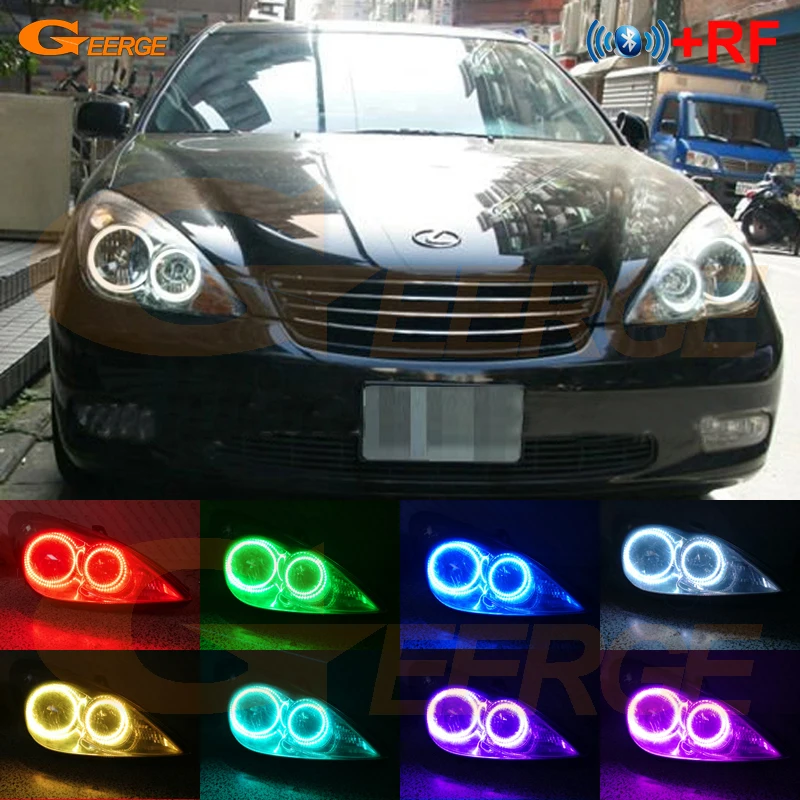 For Toyota Windom MCV30 2001 2002 2003 Excellent RF remote Bluetooth APP Multi-Color Ultra bright RGB LED Angel Eyes kit
For Toyota Windom MCV30 2001 2002 2003 Excellent RF remote Bluetooth APP Multi-Color Ultra bright RGB LED Angel Eyes kit