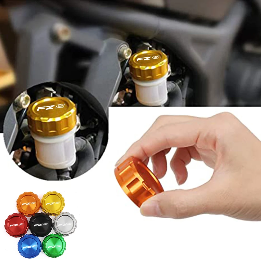 FZ8 Universal CNC Rear brake Fluid Cylinder Master Reservoir Cover Cap For YAMAHA FAZER FZ 8 All Years Motorcycle Accessories
FZ8 Universal CNC Rear brake Fluid Cylinder Master Reservoir Cover Cap For YAMAHA FAZER FZ 8 All Years Motorcycle Accessories