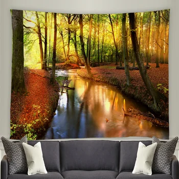 Wall Hanging Tapestry Landscape River Wall Tapestry Scenic Curtain Flower Tree Tapestry Beach Mat Blanket Tablecloth Carpet
Wall Hanging Tapestry Landscape River Wall Tapestry Scenic Curtain Flower Tree Tapestry Beach Mat Blanket Tablecloth Carpet