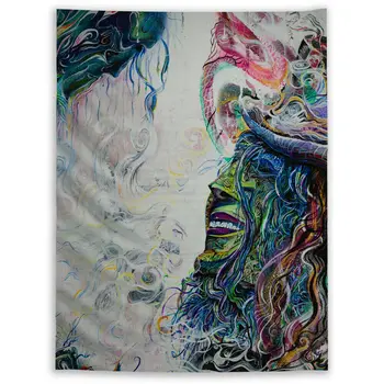 Abstract Lady Wall Hanging Tapestry Psychedelic Bedroom Home Decoration 
Abstract Lady Wall Hanging Tapestry Psychedelic Bedroom Home Decoration