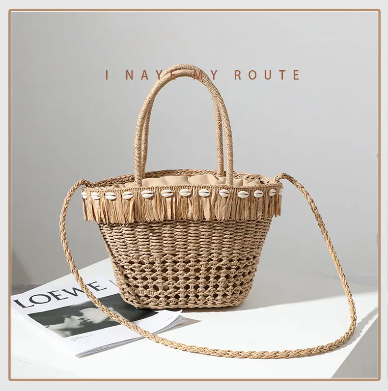 Sac en paille plage Sac en paille plage