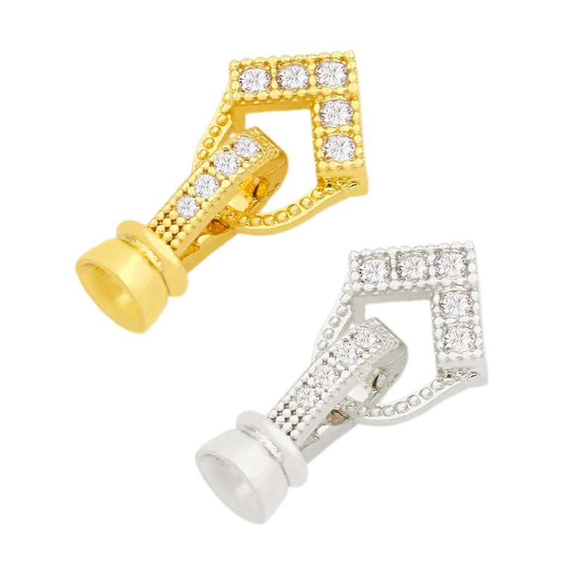 OCESRIO Small Bracelet Connectors Findings Gold Plated Cubic Zirconia Fastener Diy Jewelry cnta016
OCESRIO Small Bracelet Connectors Findings Gold Plated Cubic Zirconia Fastener Diy Jewelry cnta016