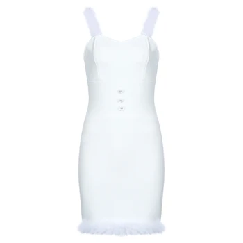 CIEMIILI fashion new solid white woman dress 2019 sexy sleeveless spaghetti strap feather lady square neck mini bandage dress
CIEMIILI fashion new solid white woman dress 2019 sexy sleeveless spaghetti strap feather lady square neck mini bandage dress