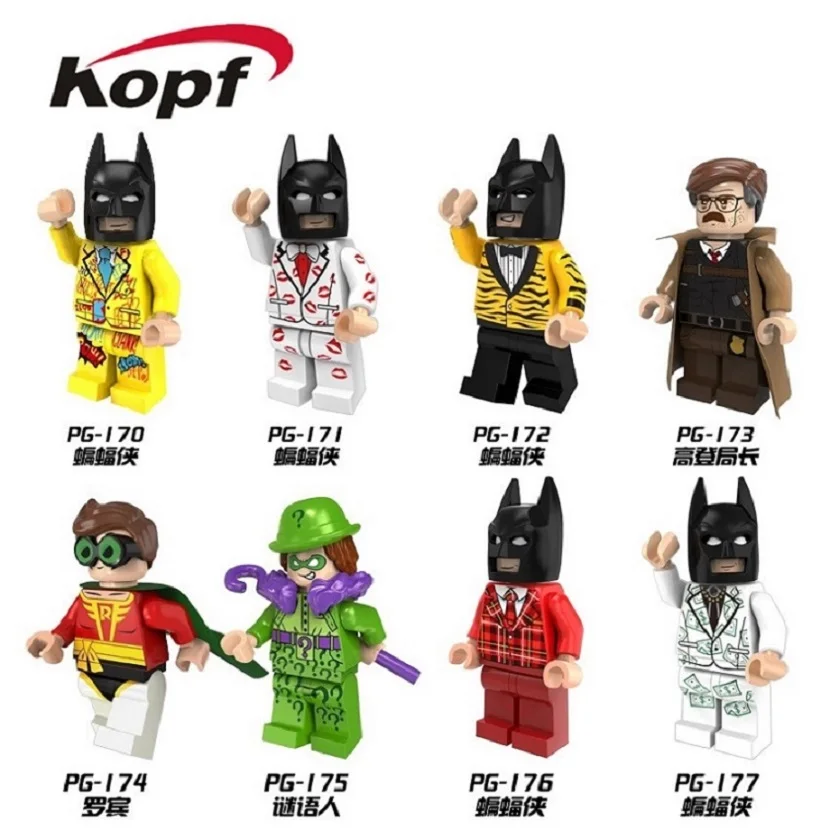 Building Blocks Super Heroes legoinglys legoed Classic Limited Tiger Batman Colorful Suit Series Gift Toys for Children PG8046
Building Blocks Super Heroes legoinglys legoed Classic Limited Tiger Batman Colorful Suit Series Gift Toys for Children PG8046
