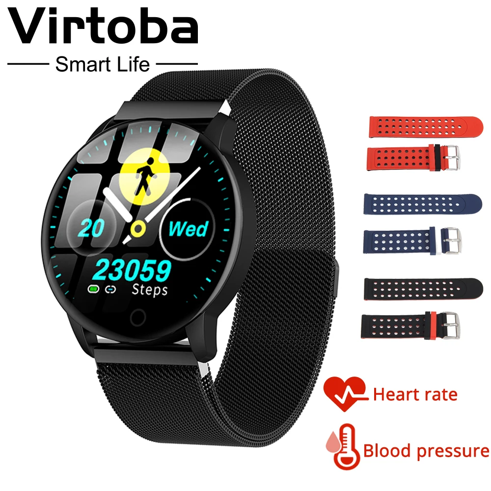 Virtoba Smart Watch Men Blood Pressure IP67 Waterproof Watch Heart Rate Fitness Tracker Smart Band For Android iOS Phone Q20
Virtoba Smart Watch Men Blood Pressure IP67 Waterproof Watch Heart Rate Fitness Tracker Smart Band For Android iOS Phone Q20